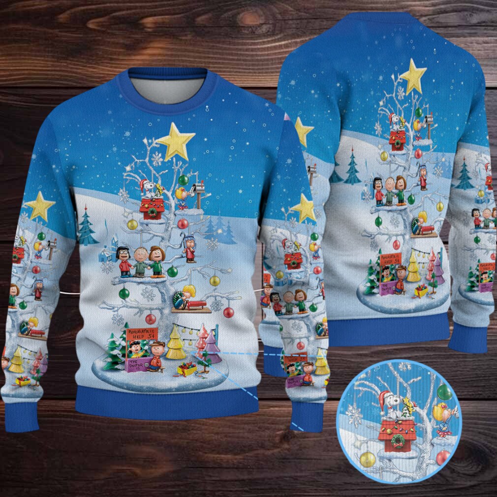 The Peanuts Snoopy Christmas Knitted Sweater The Peanuts Snoopy Christmas Knitted Sweater