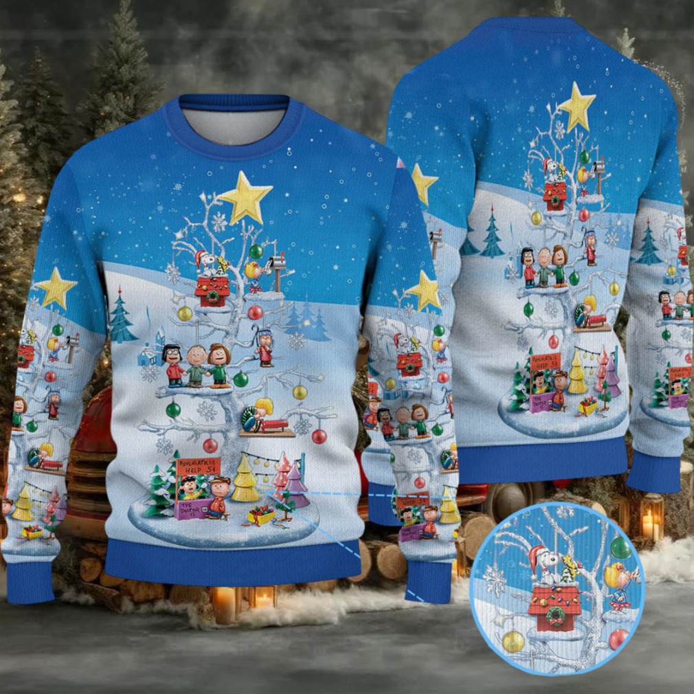 The Peanuts Snoopy Christmas Knitted Sweater The Peanuts Snoopy Christmas Knitted Sweater