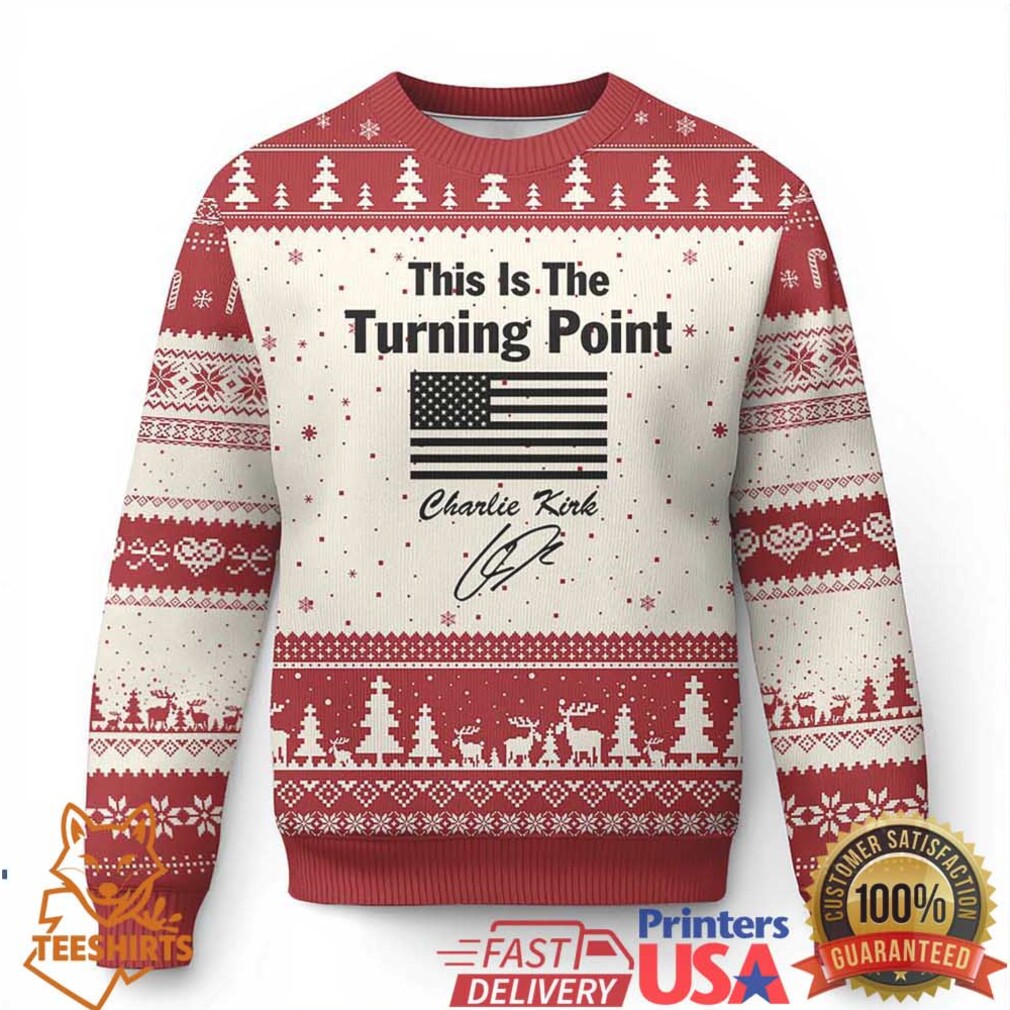 This is The Turning Point Ugly Christmas Sweater American Flag A True Patriot Statement This is The Turning Point Ugly Christmas Sweater American Flag A True Patriot Statement