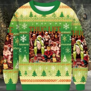 Thug Life Christmas Movie Friends Christmas Ugly sweater Thug Life Christmas Movie Friends Christmas Ugly sweater