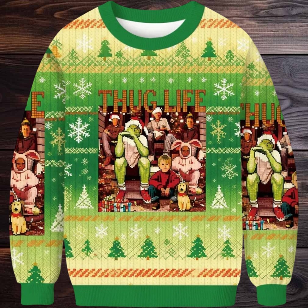 Thug Life Christmas Movie Friends Christmas Ugly sweater Thug Life Christmas Movie Friends Christmas Ugly sweater