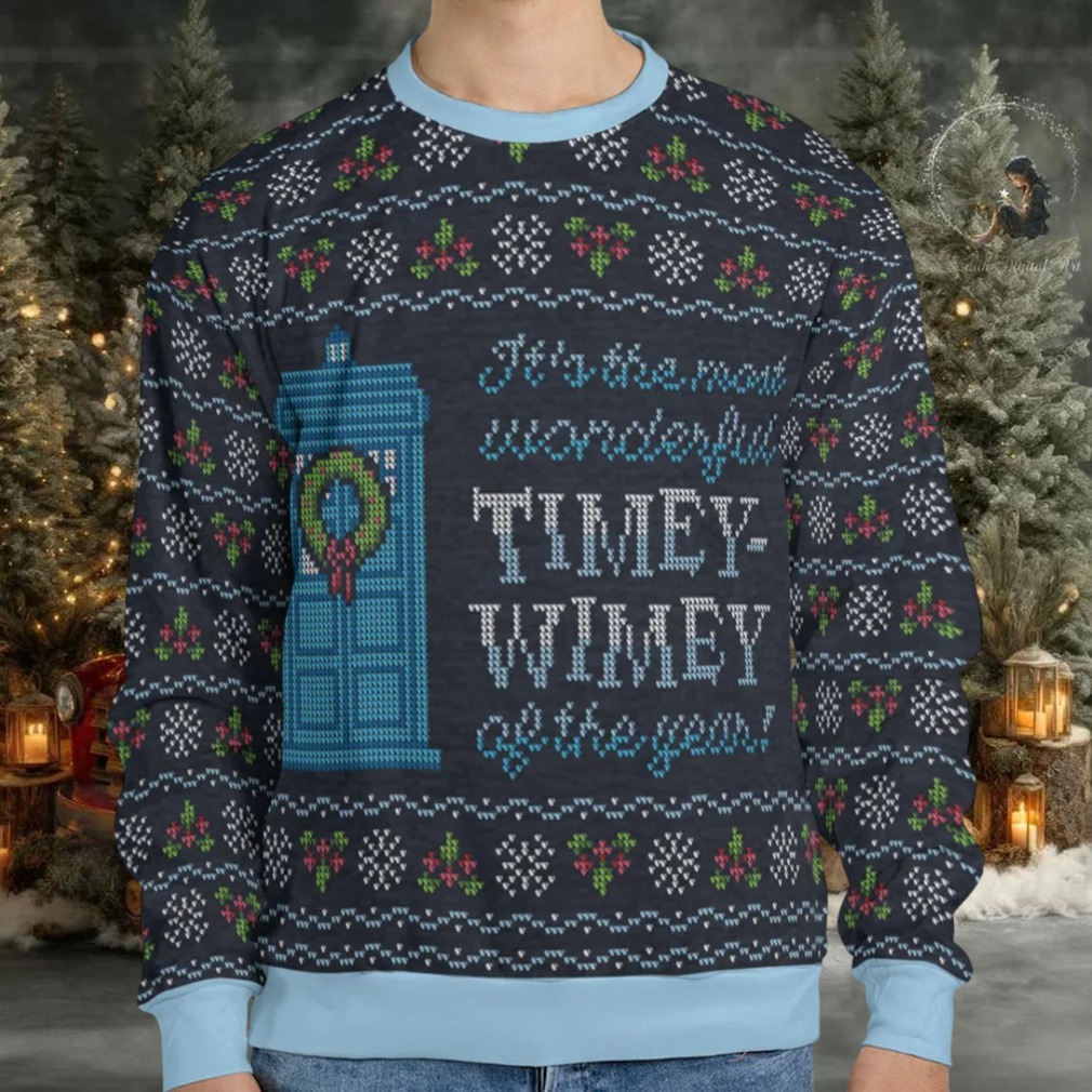 Timey Ugly Christmas Sweatshirt Timey Ugly Christmas Sweatshirt