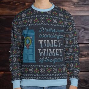 Timey Ugly Christmas Sweatshirt