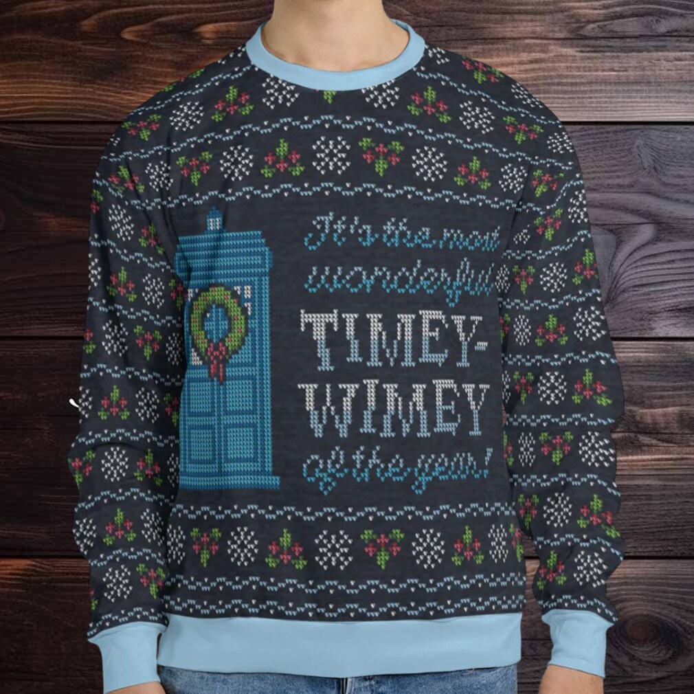 Timey Ugly Christmas Sweatshirt Timey Ugly Christmas Sweatshirt