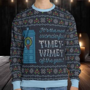Timey Ugly Christmas Sweatshirt
