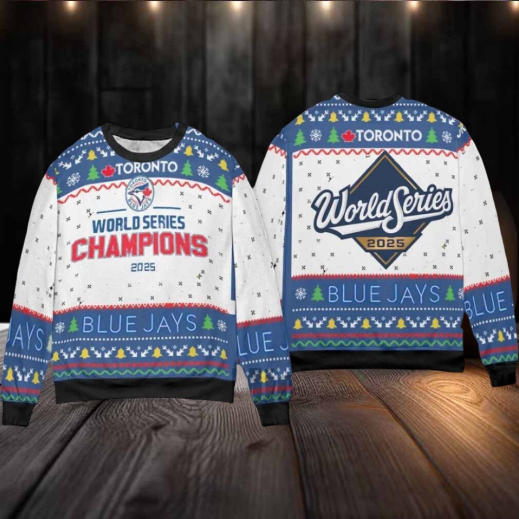 Toronto Blue Jays World Series 2025 Ugly Christmas Sweater Men Women Toronto Blue Jays World Series 2025 Ugly Christmas Sweater Men Women