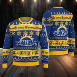 Twisted Tea Hard Iced Tea Christmas Ugly Sweater