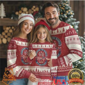 VE Day 80th Anniversary Ugly Christmas Sweater 2025 Patriotic WWII Remembrance Vintage