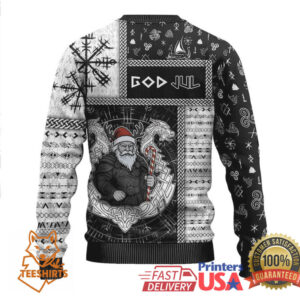 Viking Christmas Ugly Christmas Sweater Fa La La La Valhalla La