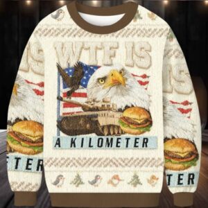 WTF Is A Kilometer Meme Christmas Ugly Sweater