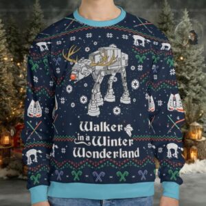 Walker In A Winter Wonderland Star Wars Ugly Christmas Sweatshirt