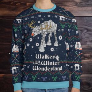Walker In A Winter Wonderland Star Wars Ugly Christmas Sweatshirt