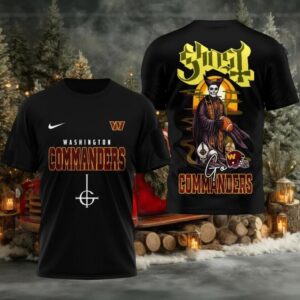 Washington Commanders NFL Ghost Band Shirt