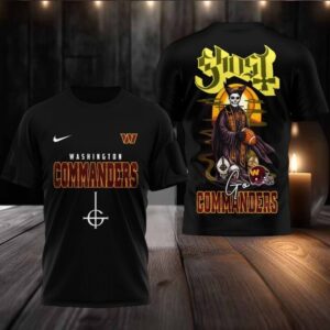 Washington Commanders NFL Ghost Band Shirt