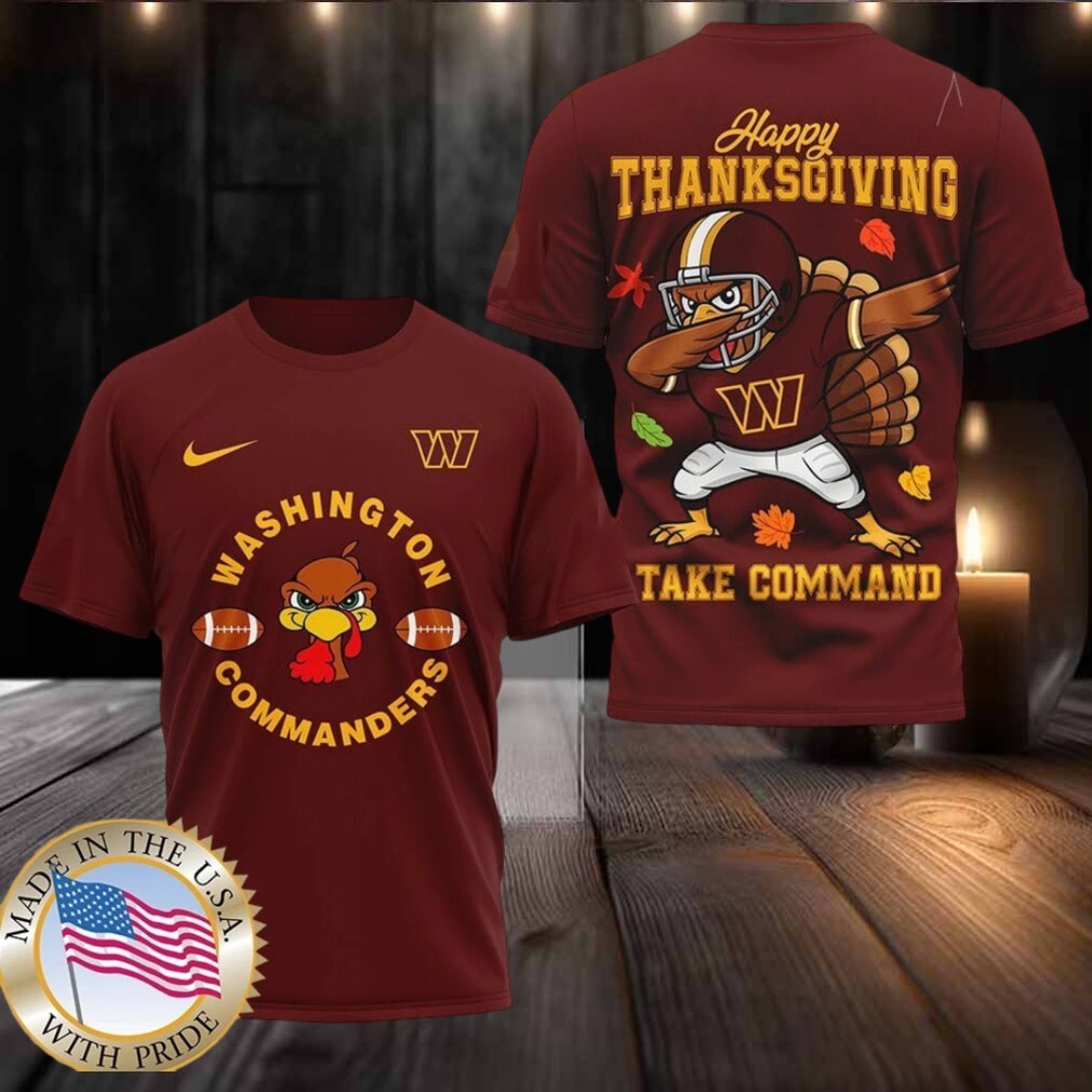 Washington Commanders NFL Turkey Game Happy Thanksgiving Shirt Washington Commanders NFL Turkey Game Happy Thanksgiving Shirt
