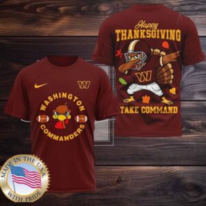 Washington Commanders NFL Turkey Game Happy Thanksgiving Shirt