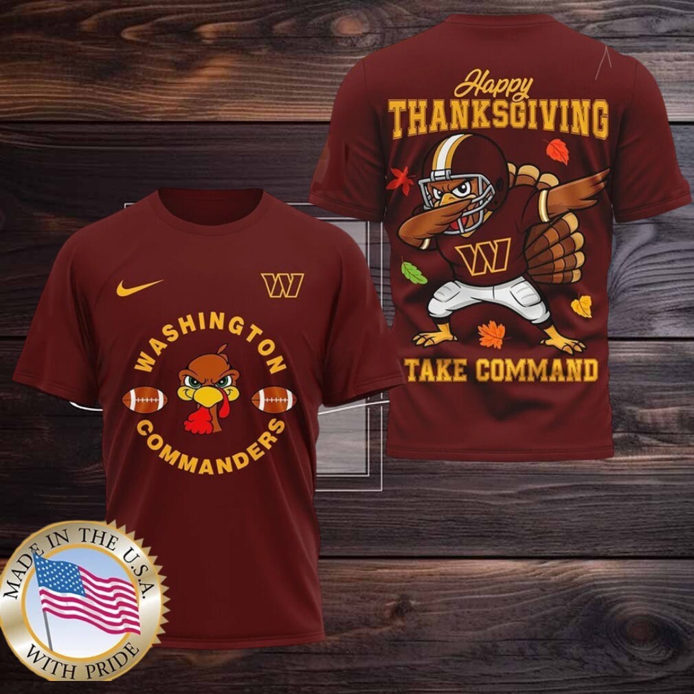 Washington Commanders NFL Turkey Game Happy Thanksgiving Shirt Washington Commanders NFL Turkey Game Happy Thanksgiving Shirt