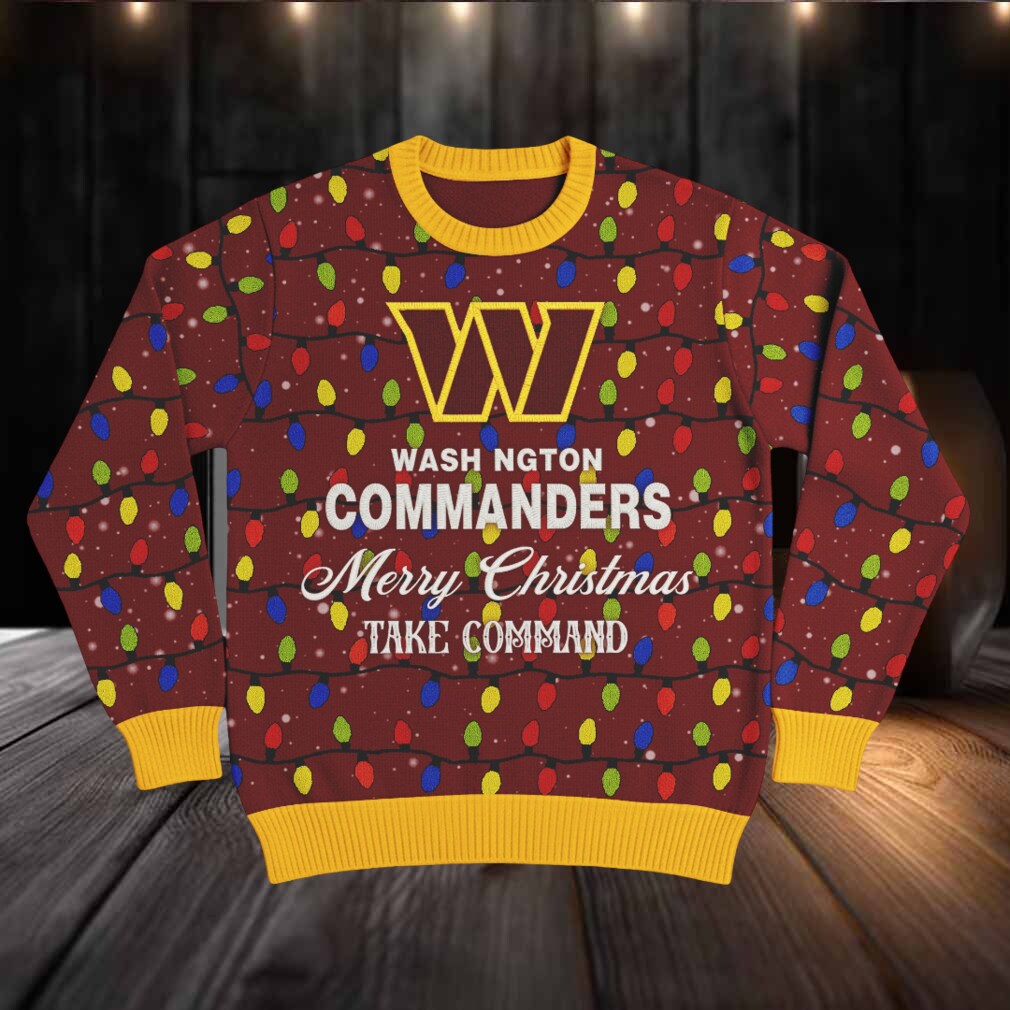 Washington Commanders Official NFL Christmas Ugly Sweater Washington Commanders Official NFL Christmas Ugly Sweater