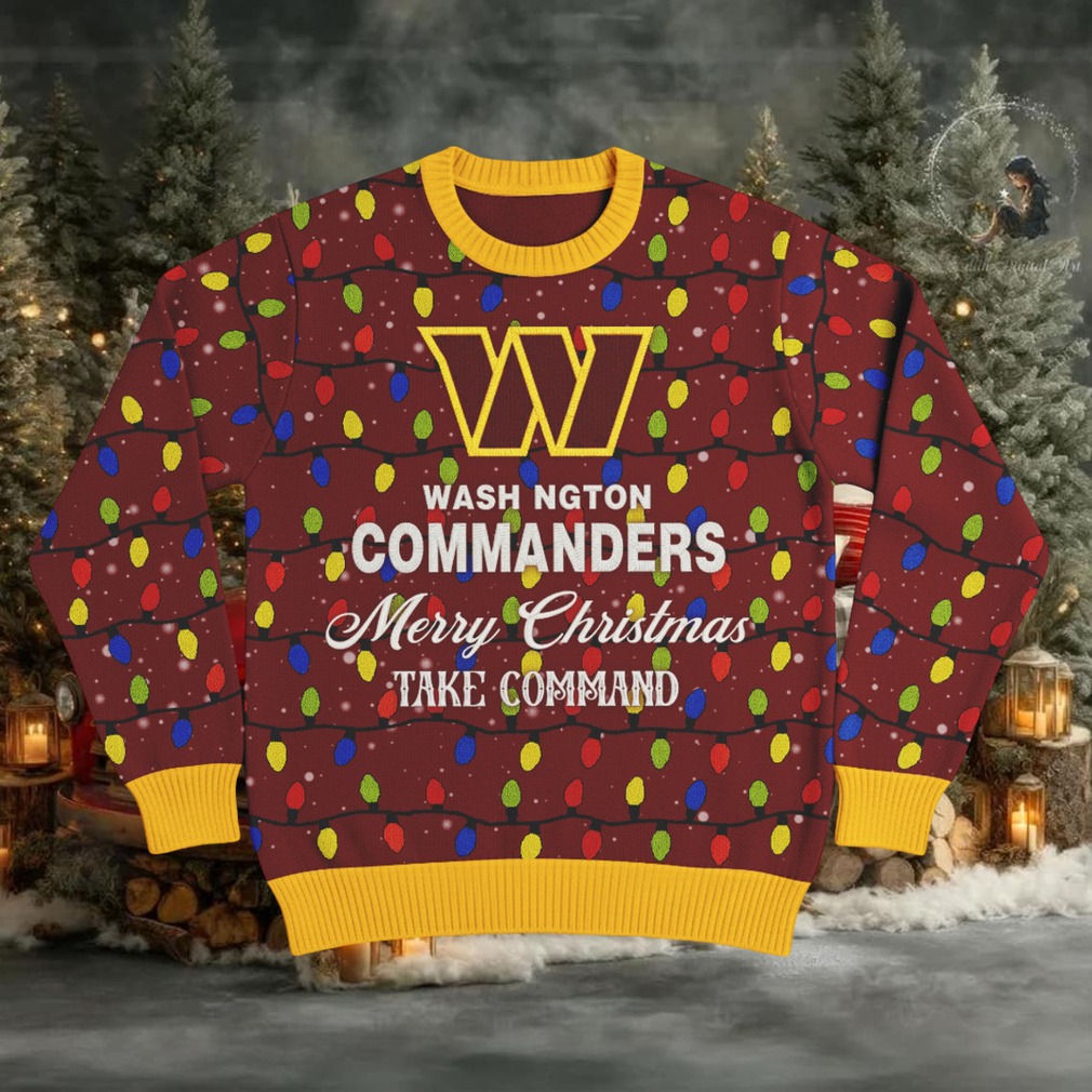 Washington Commanders Official NFL Christmas Ugly Sweater Washington Commanders Official NFL Christmas Ugly Sweater