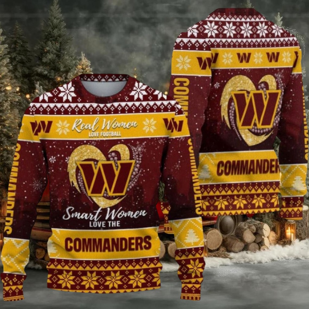 Washington Commanders Real Women Love Football Ugly Christmas Sweater Men Women For Sale Washington Commanders Real Women Love Football Ugly Christmas Sweater Men Women For Sale