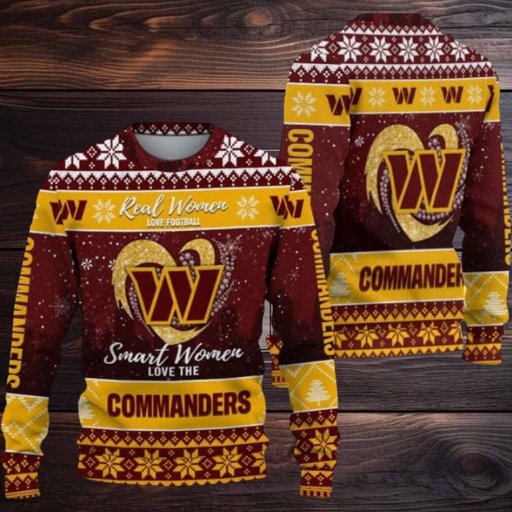 Washington Commanders Real Women Love Football Ugly Christmas Sweater Men Women For Sale Washington Commanders Real Women Love Football Ugly Christmas Sweater Men Women For Sale
