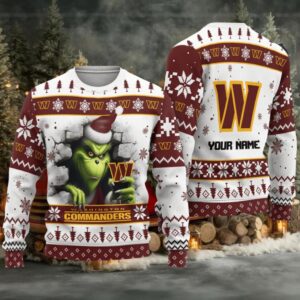 Washington Commanders Ugly Christmas Sweater