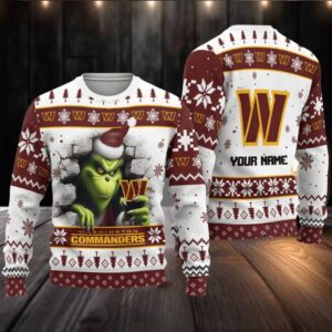 Washington Commanders Ugly Christmas Sweater