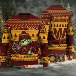 Washington Commanders Ugly Christmas Sweaters