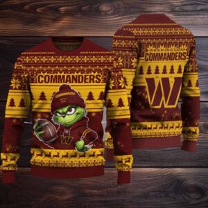 Washington Commanders Ugly Christmas Sweaters
