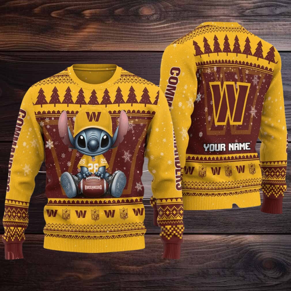 Washington Commanders Ugly Stitch Sweaters Washington Commanders Ugly Stitch Sweaters
