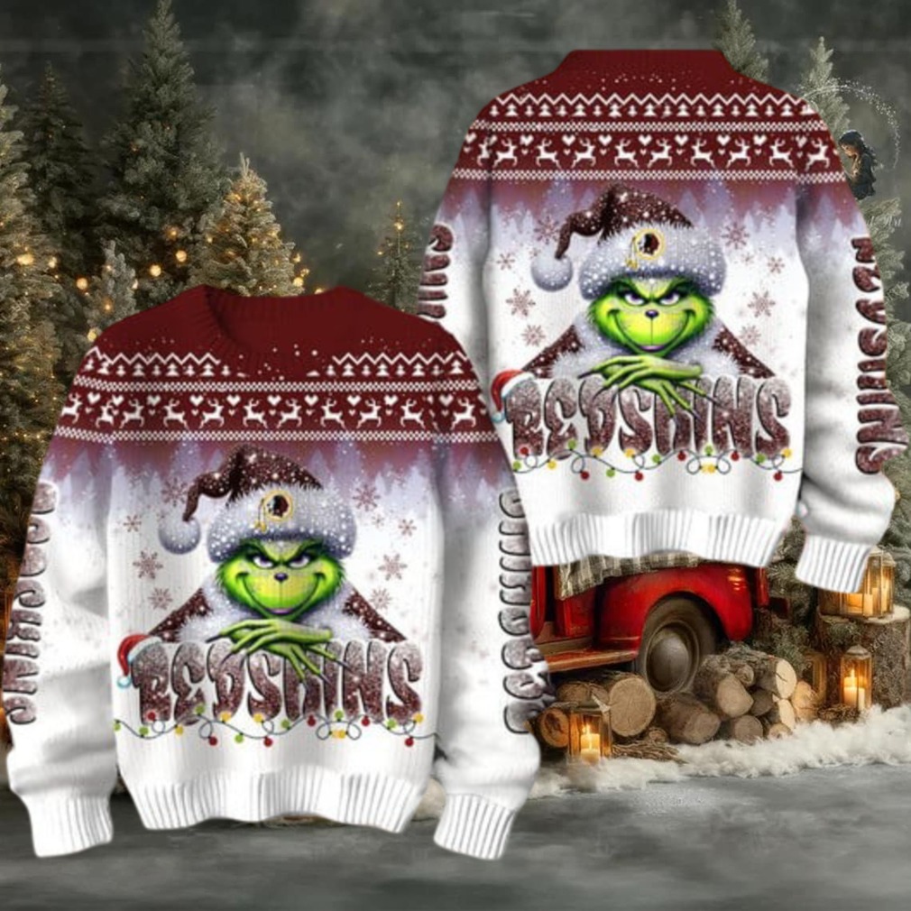 Washington Redskin Grinch Stolen Christmas Sweater Washington Redskin Grinch Stolen Christmas Sweater