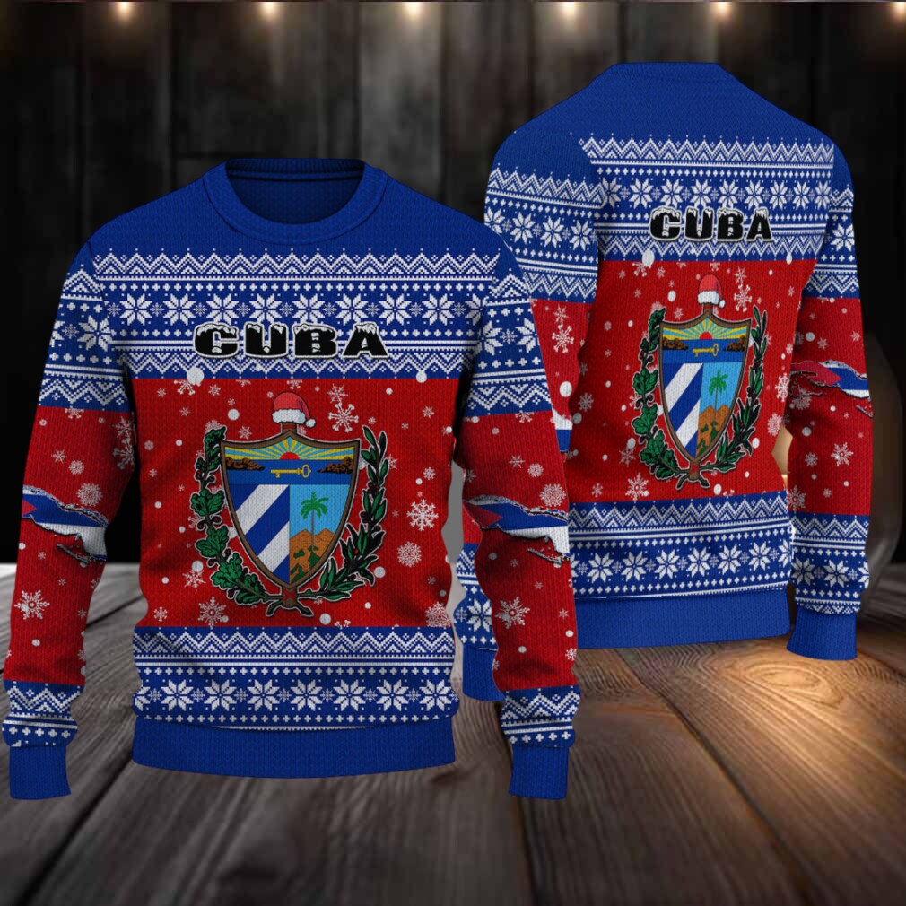 Wonder Print Shop Ugly Sweater Cuba Christmas Knitted Swe Wonder Print Shop Ugly Sweater Cuba Christmas Knitted Swe