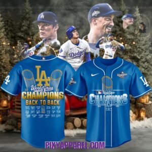 World Series Champions LA Dodgers Back To Back 2025 Jersey