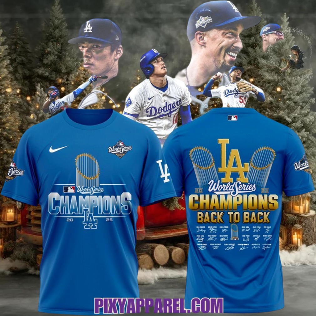 World Series Champions LA Dodgers Back To Back 2025 T Shirt