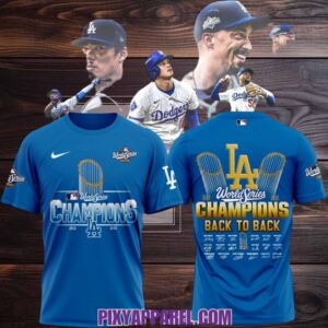 World Series Champions LA Dodgers Back To Back 2025 T Shirt