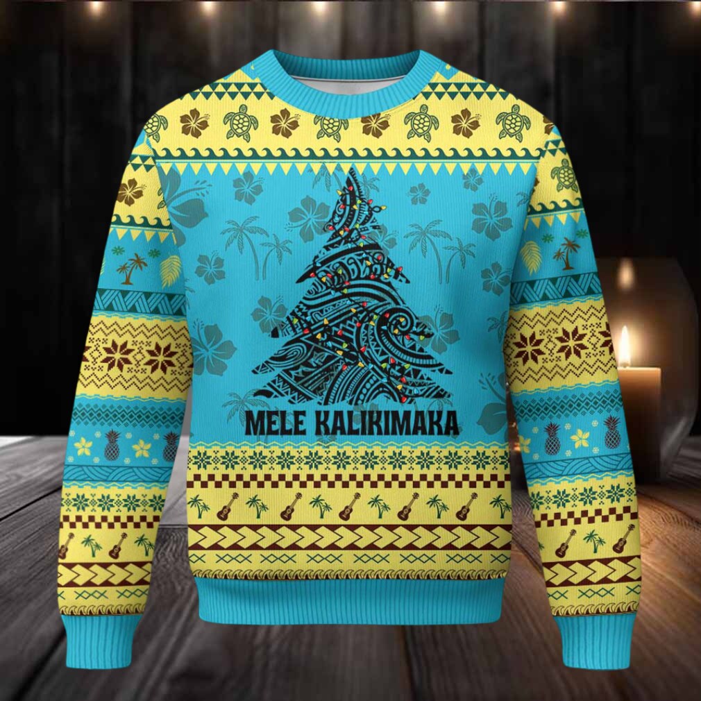 Xmas In Hawaii Ugly Christmas Sweater Mele Kalikimaka Christmas Tree Kakau Tattoo Xmas In Hawaii Ugly Christmas Sweater Mele Kalikimaka Christmas Tree Kakau Tattoo
