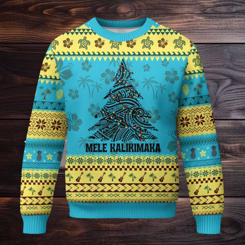 Xmas In Hawaii Ugly Christmas Sweater Mele Kalikimaka Christmas Tree Kakau Tattoo Xmas In Hawaii Ugly Christmas Sweater Mele Kalikimaka Christmas Tree Kakau Tattoo
