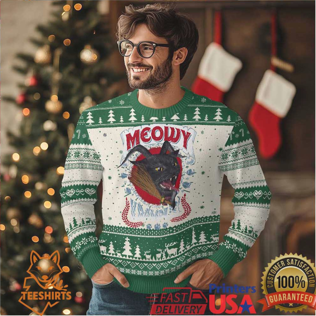 Xmas Krampus Cat Ugly Christmas Sweater Meowy Krampuss Black Cat Xmas Krampus Cat Ugly Christmas Sweater Meowy Krampuss Black Cat