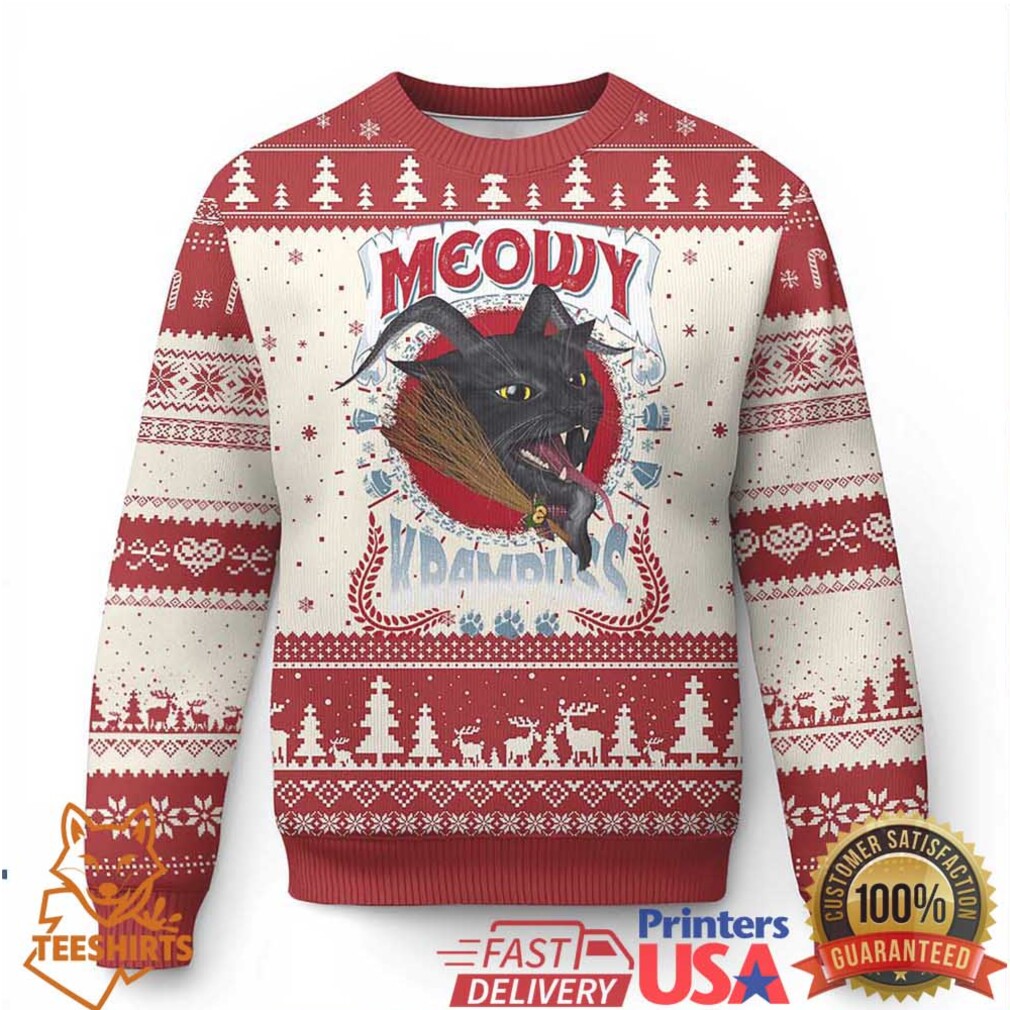 Xmas Krampus Cat Ugly Christmas Sweater Meowy Krampuss Black Cat Xmas Krampus Cat Ugly Christmas Sweater Meowy Krampuss Black Cat