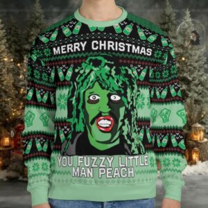 You Fuzzy Little Man Peach Ugly Christmas Sweatshirt You Fuzzy Little Man Peach Ugly Christmas Sweatshirt