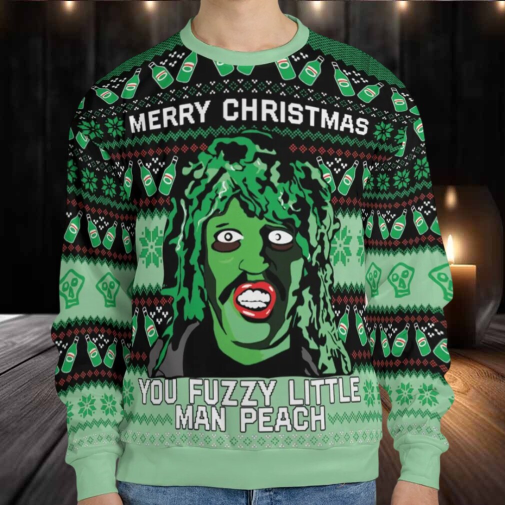 You Fuzzy Little Man Peach Ugly Christmas Sweatshirt You Fuzzy Little Man Peach Ugly Christmas Sweatshirt
