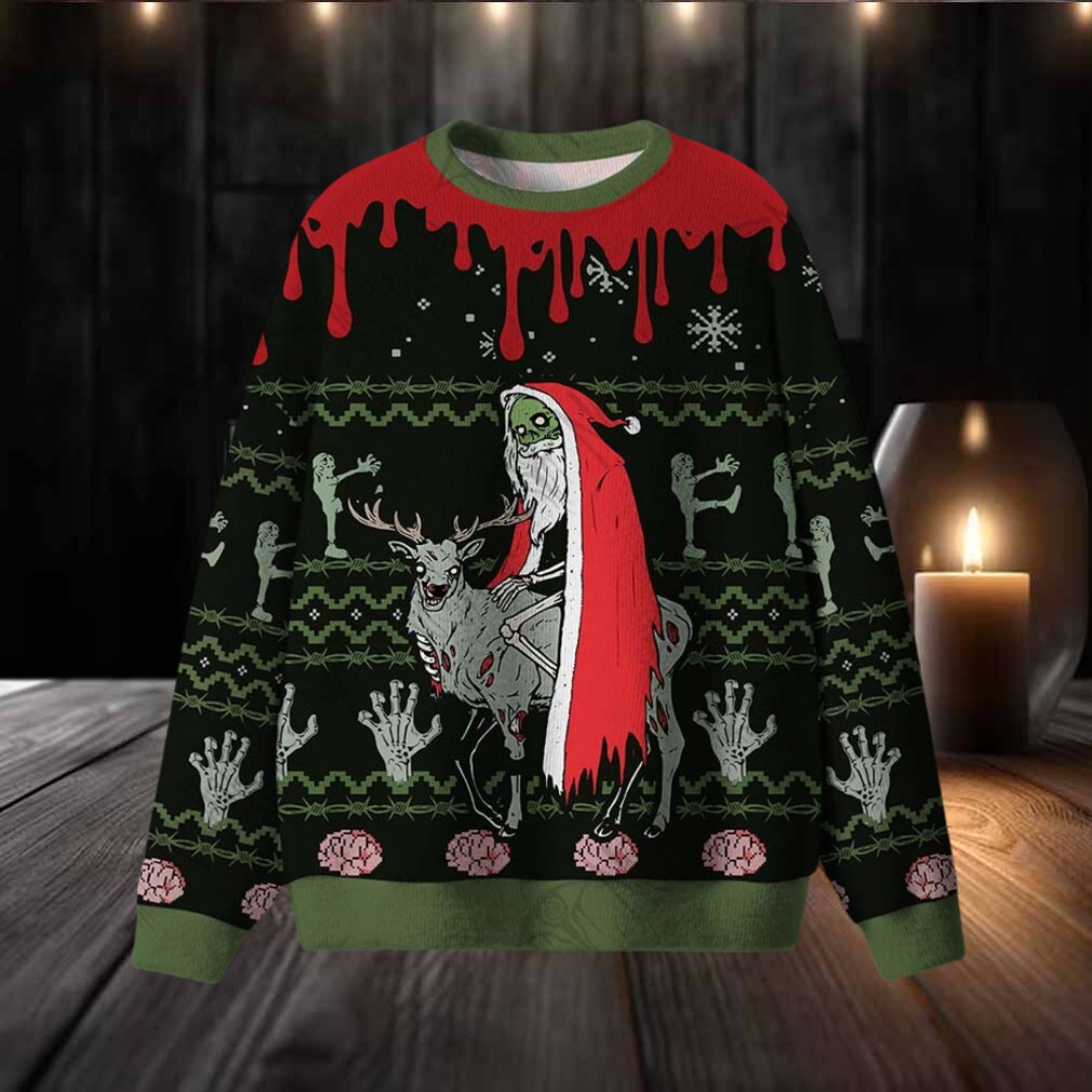 Zombie Santa Ugly Sweatshirt Zombie Santa Ugly Sweatshirt