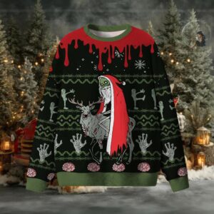 Zombie Santa Ugly Sweatshirt