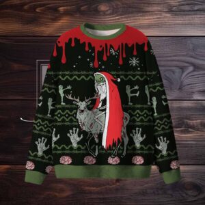 Zombie Santa Ugly Sweatshirt
