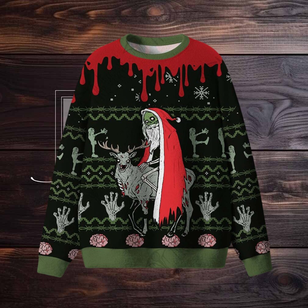 Zombie Santa Ugly Sweatshirt Zombie Santa Ugly Sweatshirt